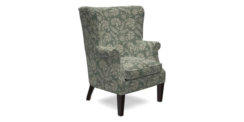 Whitewell Fluted Chair in Textured Velvet Veridian