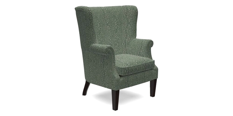 Whitewell Fluted Chair in Textured Velvet Veridian