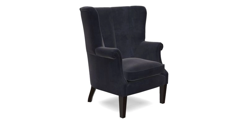 Whitewell Fluted Chair in Textured Velvet Veridian