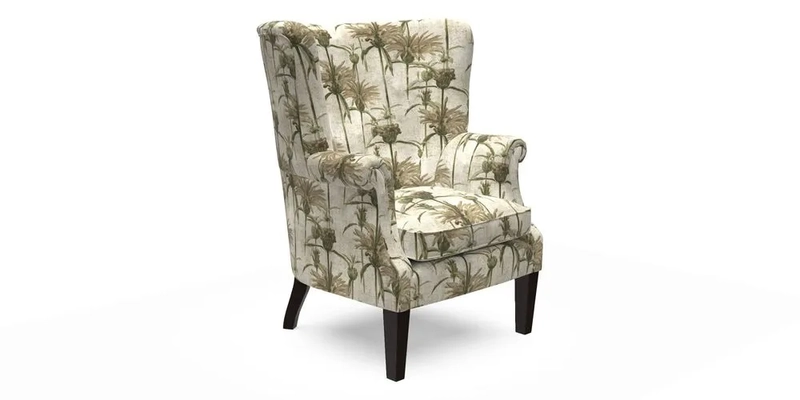 Whitewell Fluted Chair in Textured Velvet Veridian