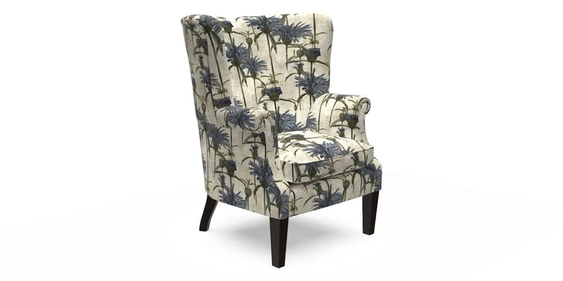 Whitewell Fluted Chair in Textured Velvet Veridian
