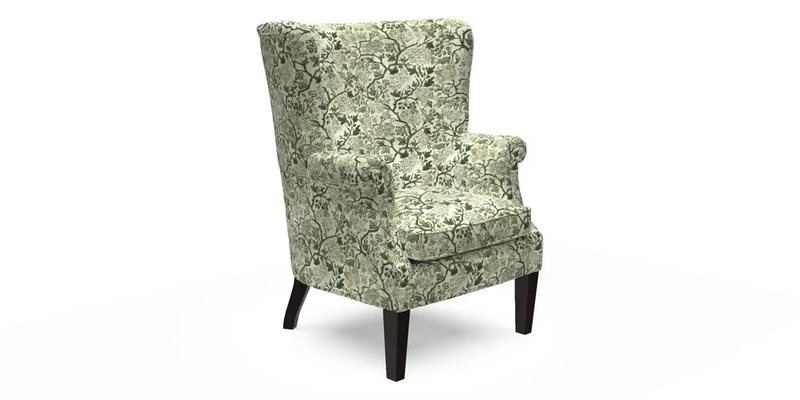 Whitewell Fluted Chair in Textured Velvet Veridian