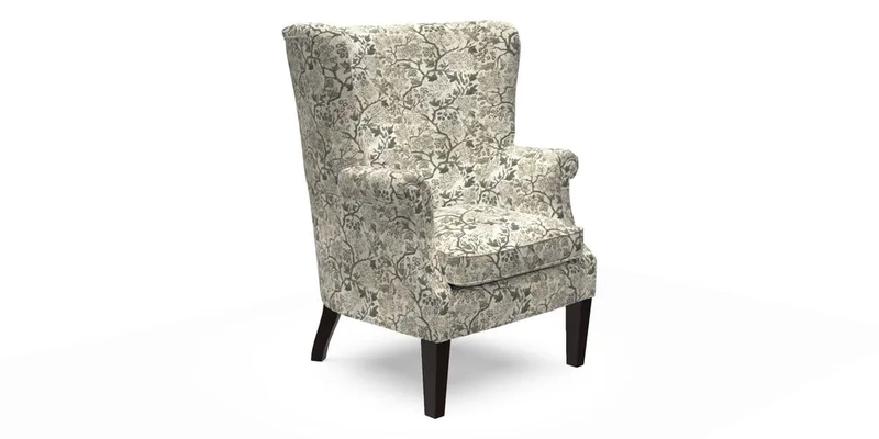 Whitewell Fluted Chair in Textured Velvet Veridian