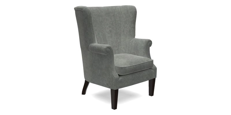 Whitewell Fluted Chair in Textured Velvet Veridian