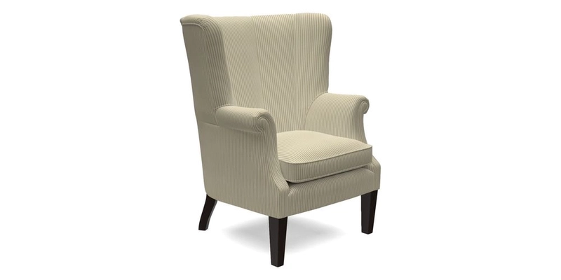 Whitewell Fluted Chair in Textured Velvet Veridian