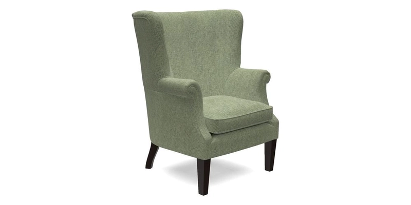 Whitewell Fluted Chair in Textured Velvet Veridian