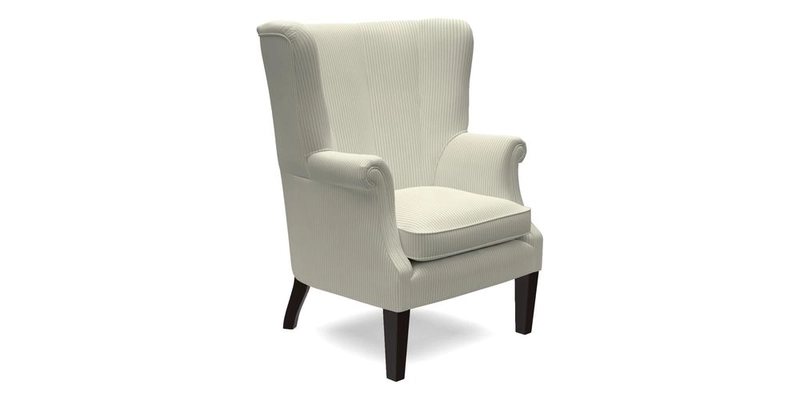 Whitewell Fluted Chair in Textured Velvet Veridian