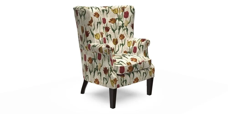Whitewell Fluted Chair in Textured Velvet Veridian