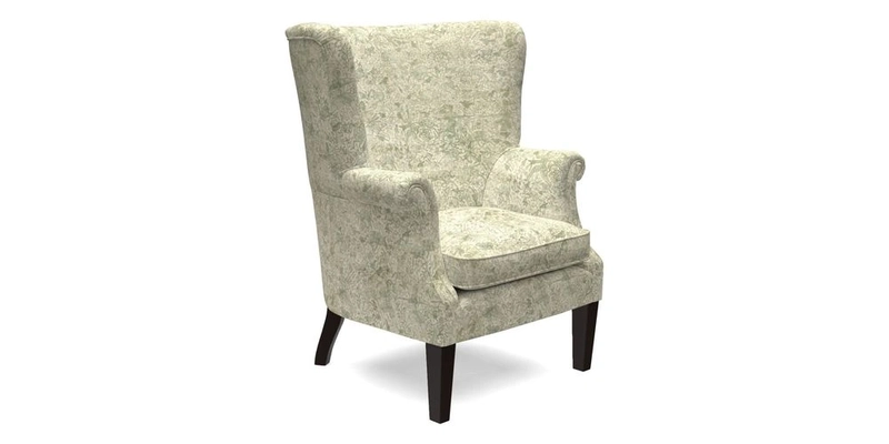 Whitewell Fluted Chair in Textured Velvet Veridian