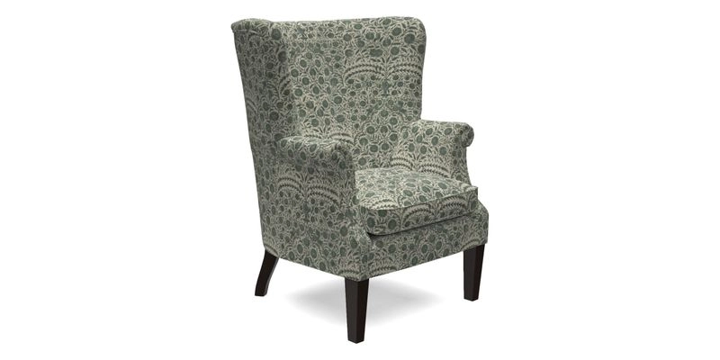 Whitewell Fluted Chair in Textured Velvet Veridian