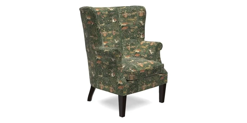 Whitewell Fluted Chair in Textured Velvet Veridian