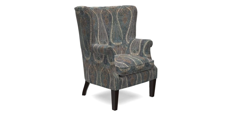 Whitewell Fluted Chair in Textured Velvet Veridian