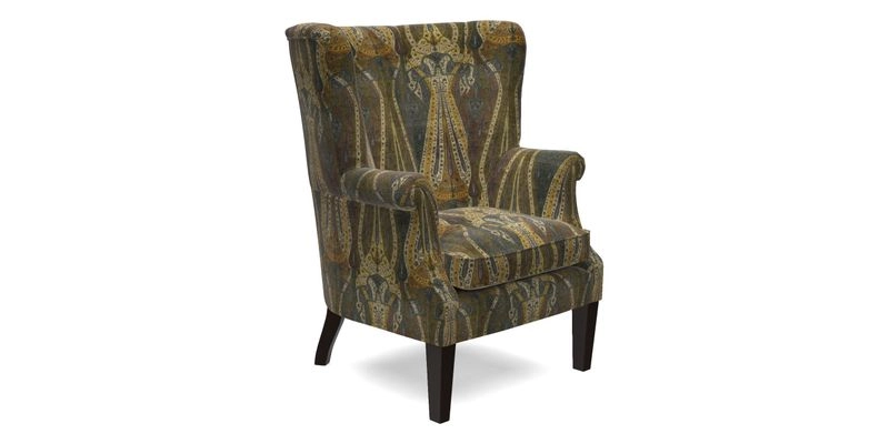 Whitewell Fluted Chair in Textured Velvet Veridian