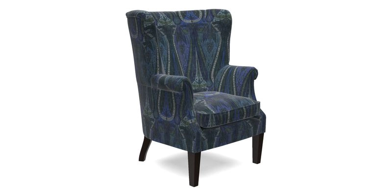 Whitewell Fluted Chair in Textured Velvet Veridian