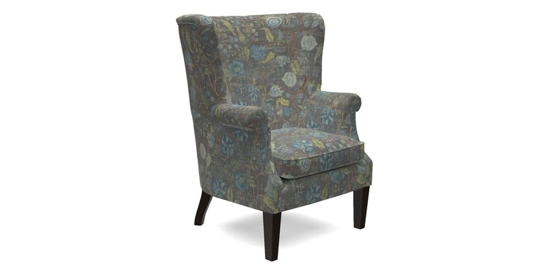 Whitewell Fluted Chair in Textured Velvet Veridian