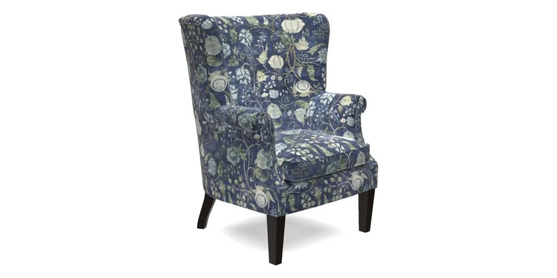 Whitewell Fluted Chair in Textured Velvet Veridian