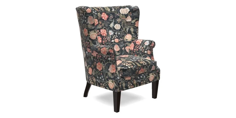 Whitewell Fluted Chair in Textured Velvet Veridian