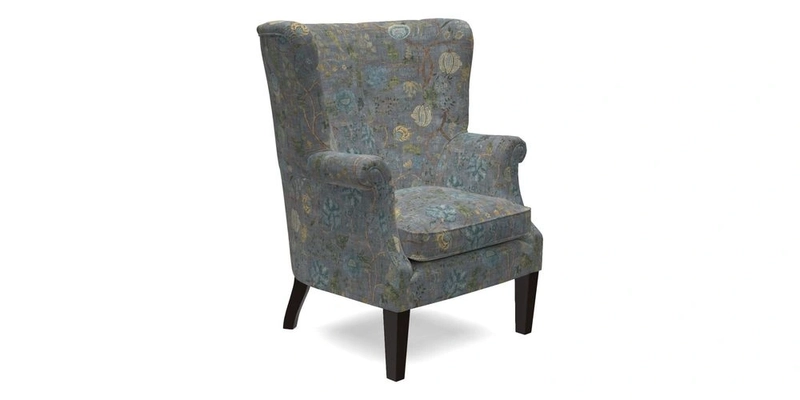 Whitewell Fluted Chair in Textured Velvet Veridian