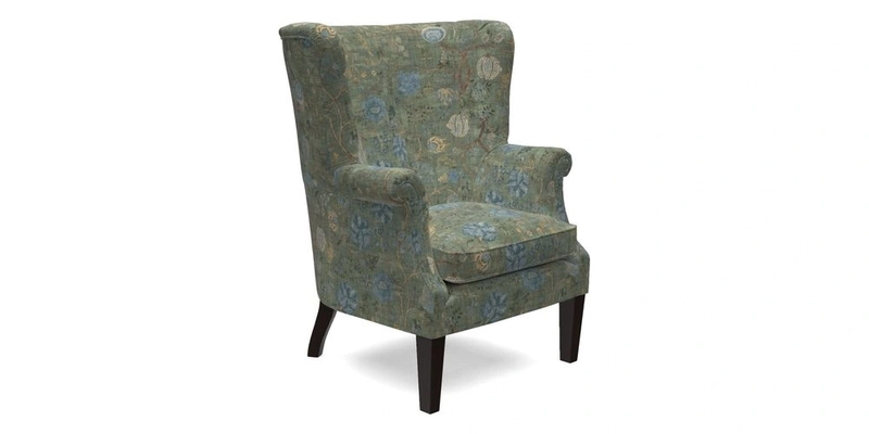 Whitewell Fluted Chair in Textured Velvet Veridian