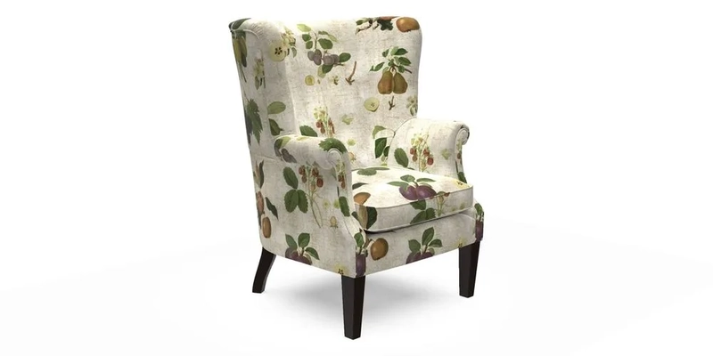 Whitewell Fluted Chair in Textured Velvet Veridian