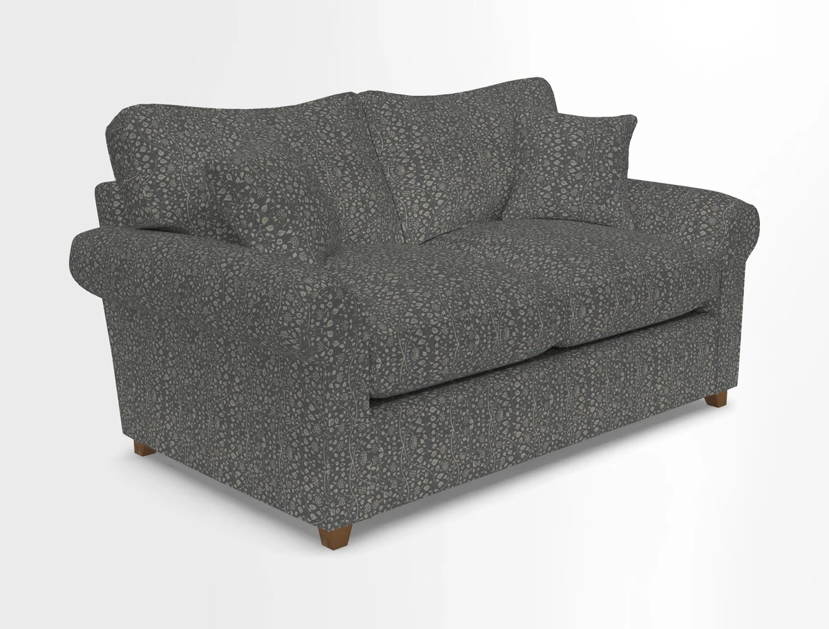 Waverley 2 Seater Sofa Bed in wo Tone Plain Biscuit