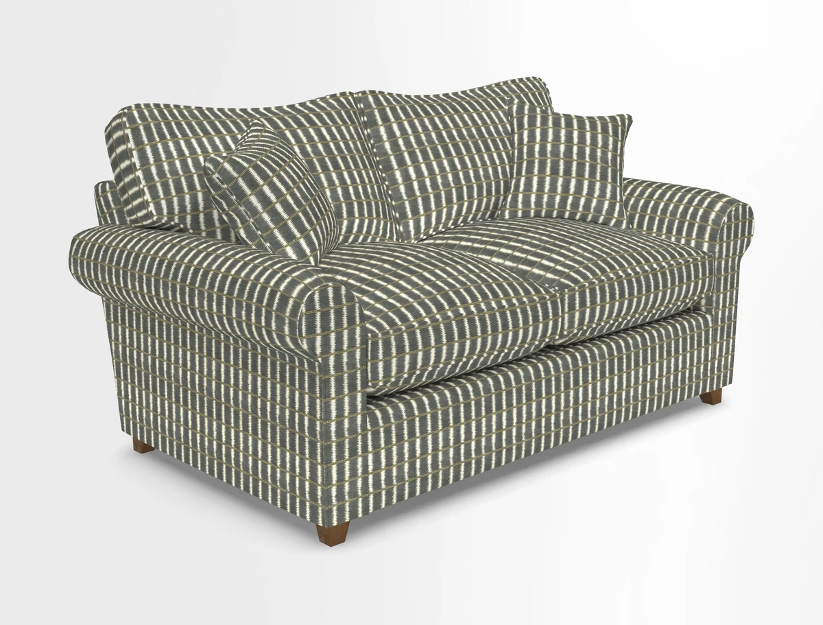 Waverley 2 Seater Sofa Bed in wo Tone Plain Biscuit