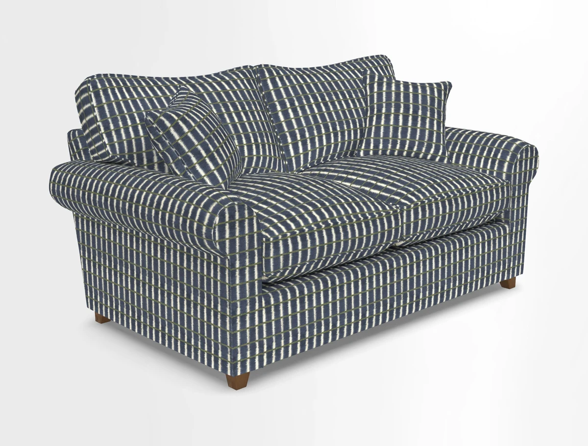 Waverley 2 Seater Sofa Bed in wo Tone Plain Biscuit