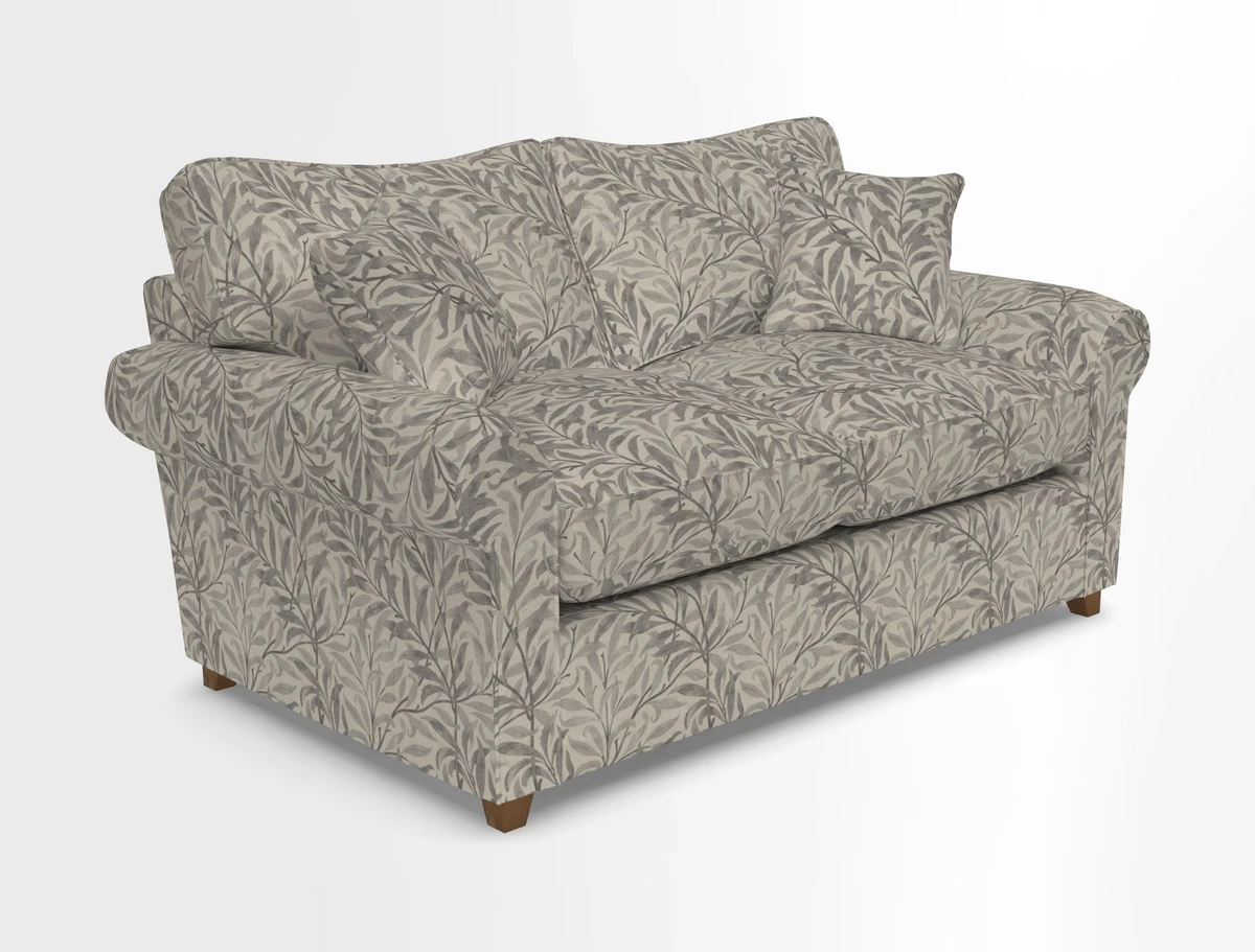 Waverley 2 Seater Sofa Bed in wo Tone Plain Biscuit