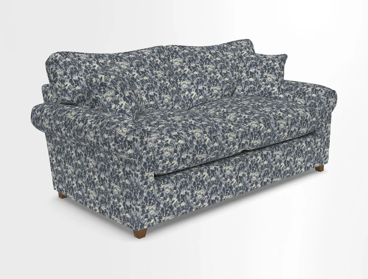 Waverley 3 Seater Sofa Bed in wo Tone Plain Biscuit