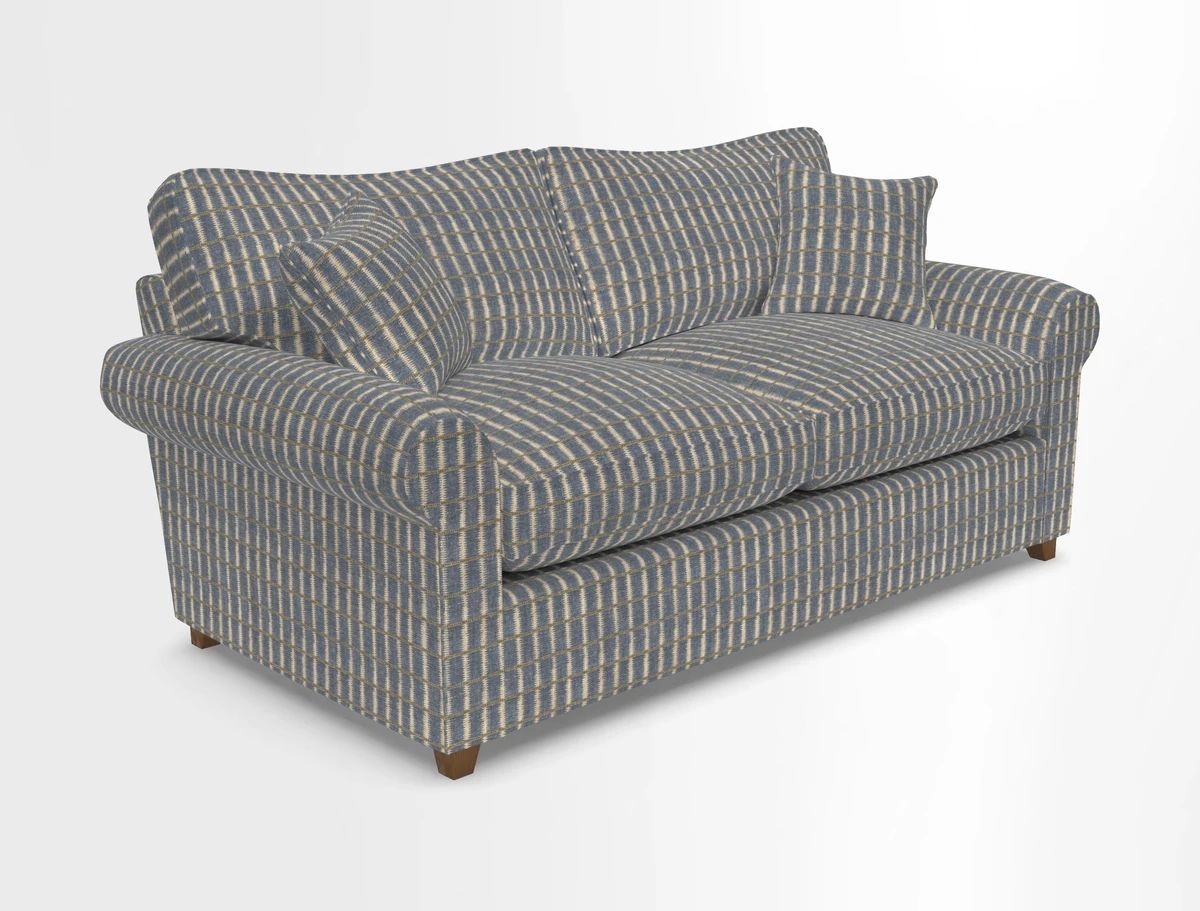 Waverley 3 Seater Sofa Bed in wo Tone Plain Biscuit
