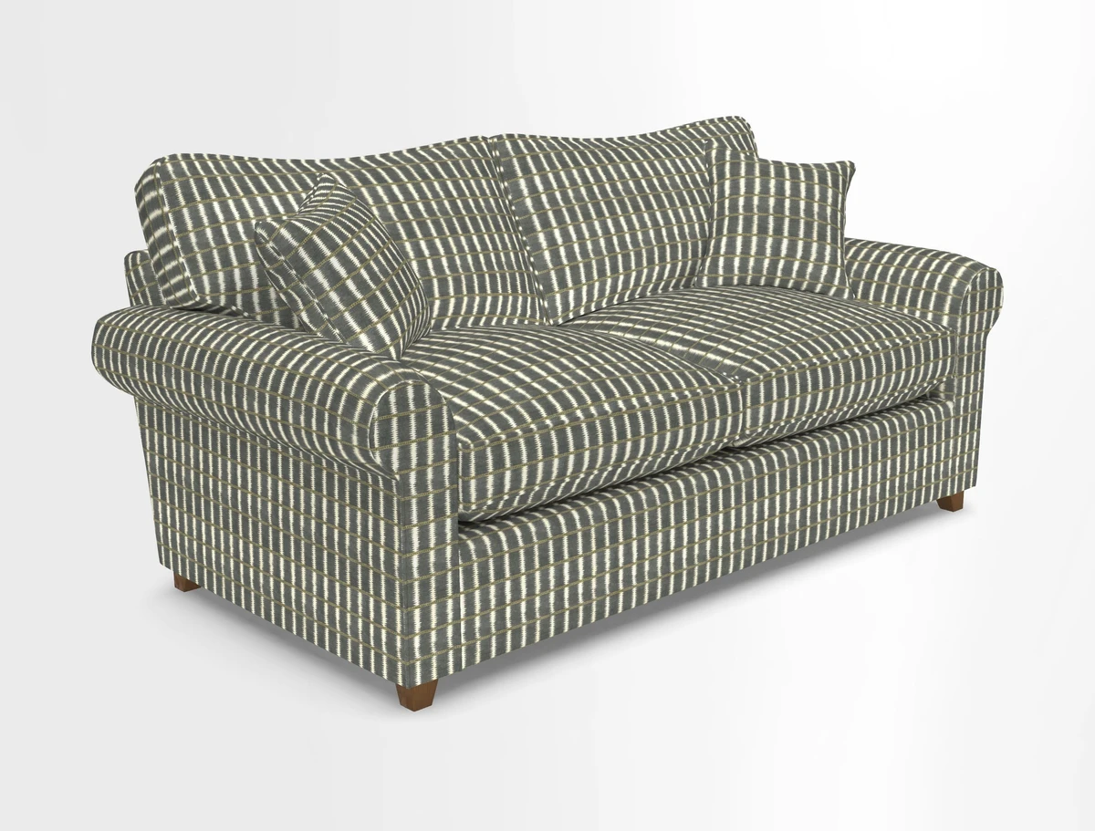 Waverley 3 Seater Sofa Bed in wo Tone Plain Biscuit
