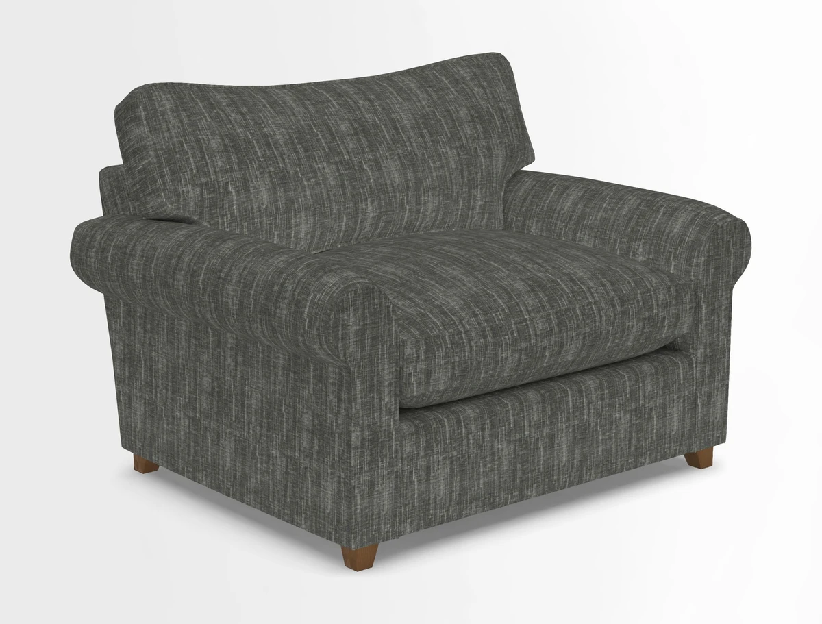 Waverley Snuggler Sofa Bed in wo Tone Plain Biscuit