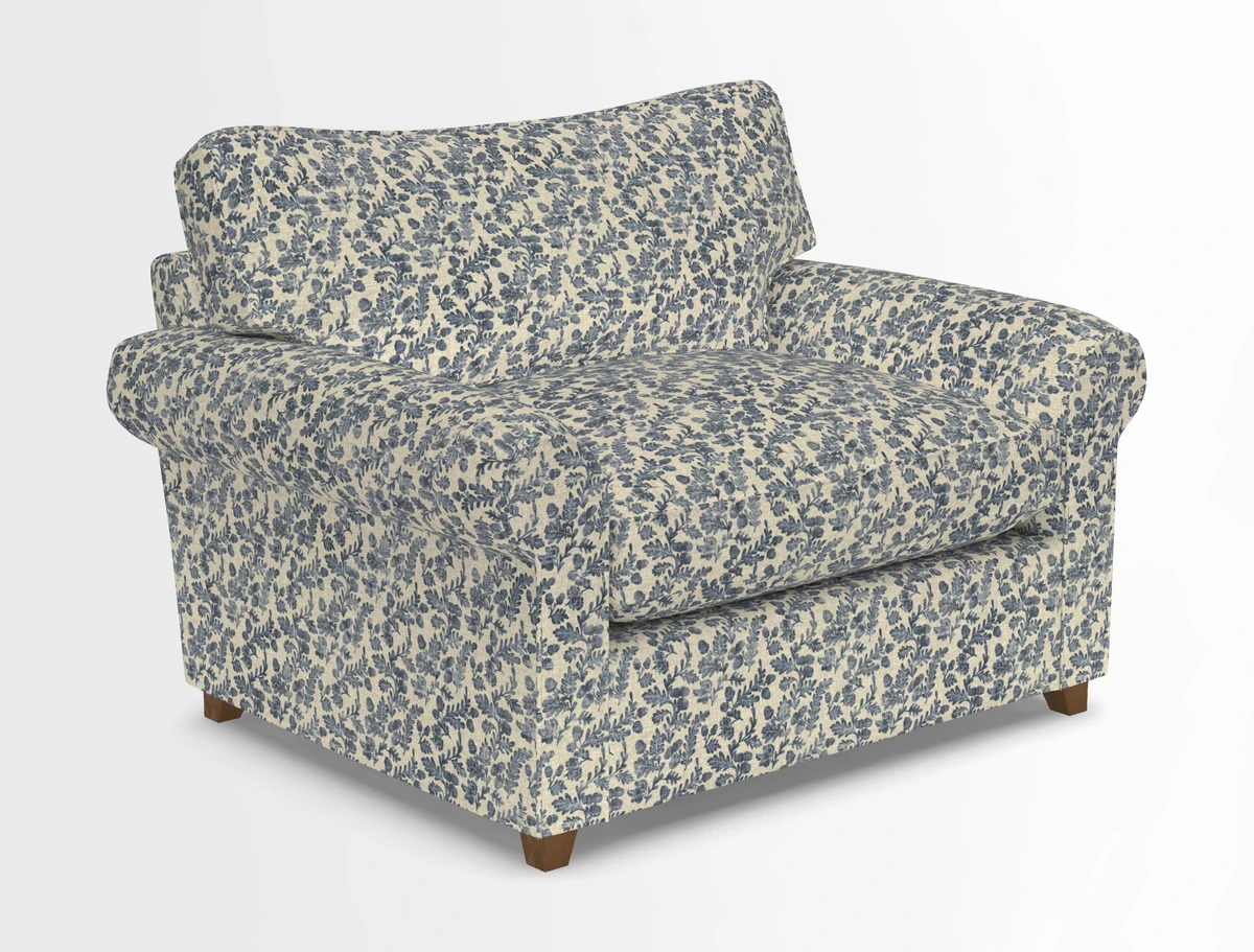 Waverley Snuggler Sofa Bed in wo Tone Plain Biscuit