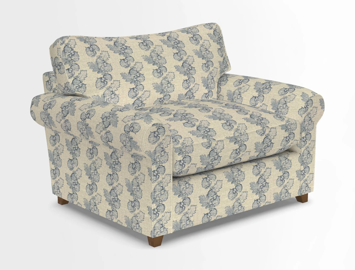 Waverley Snuggler Sofa Bed in wo Tone Plain Biscuit