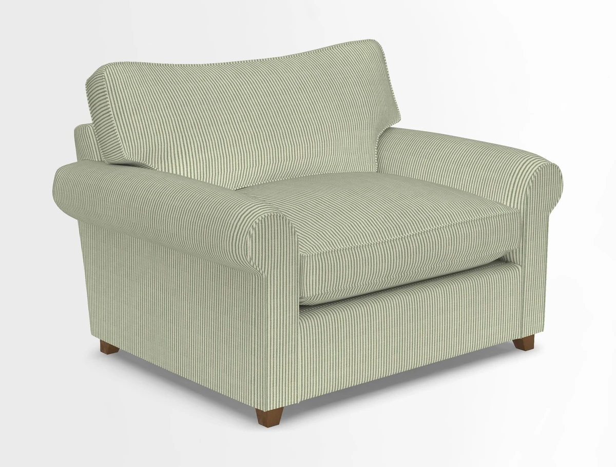 Waverley Snuggler Sofa Bed in wo Tone Plain Biscuit