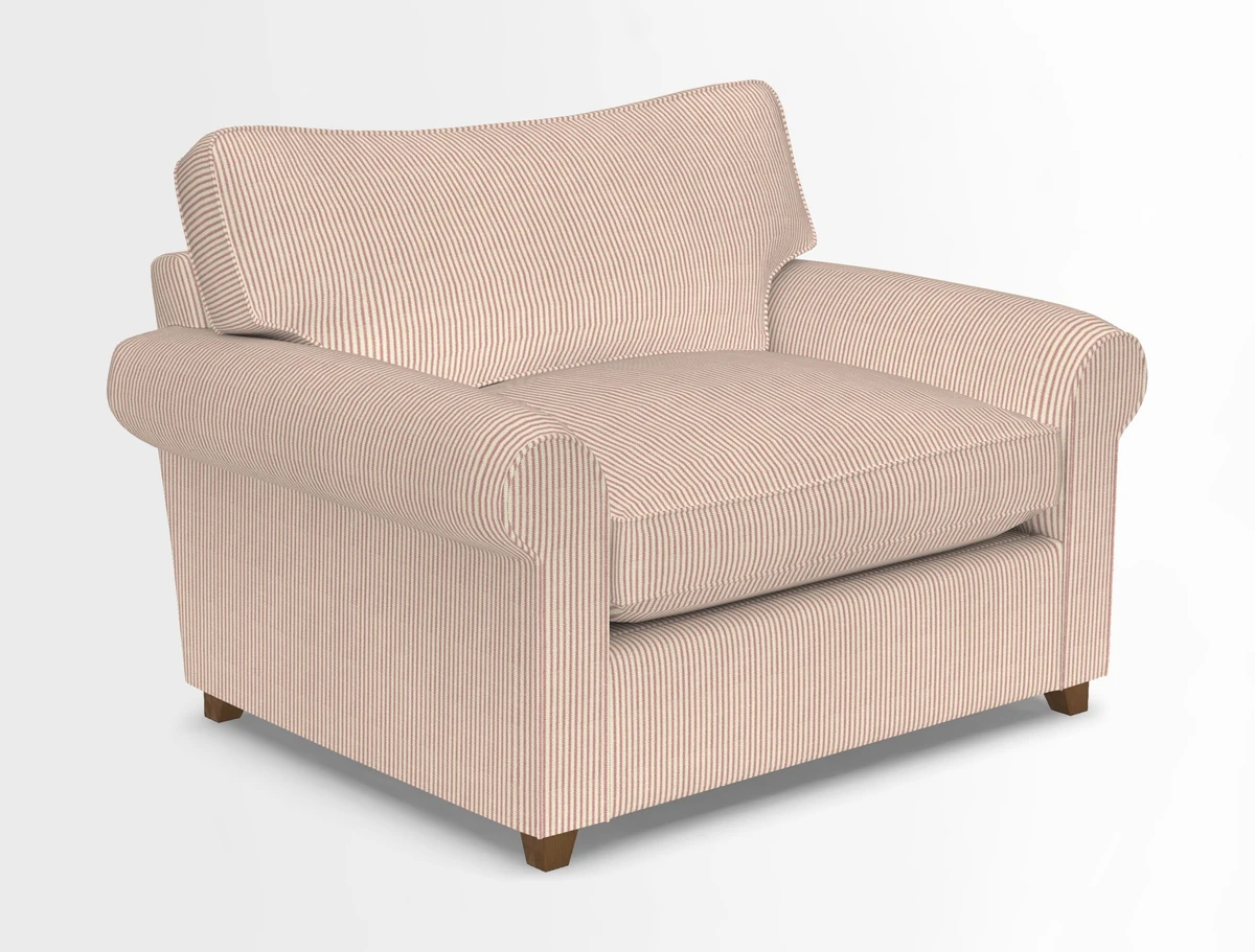 Waverley Snuggler Sofa Bed in wo Tone Plain Biscuit