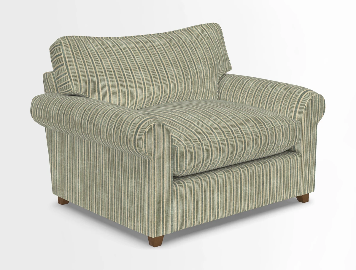 Waverley Snuggler Sofa Bed in wo Tone Plain Biscuit