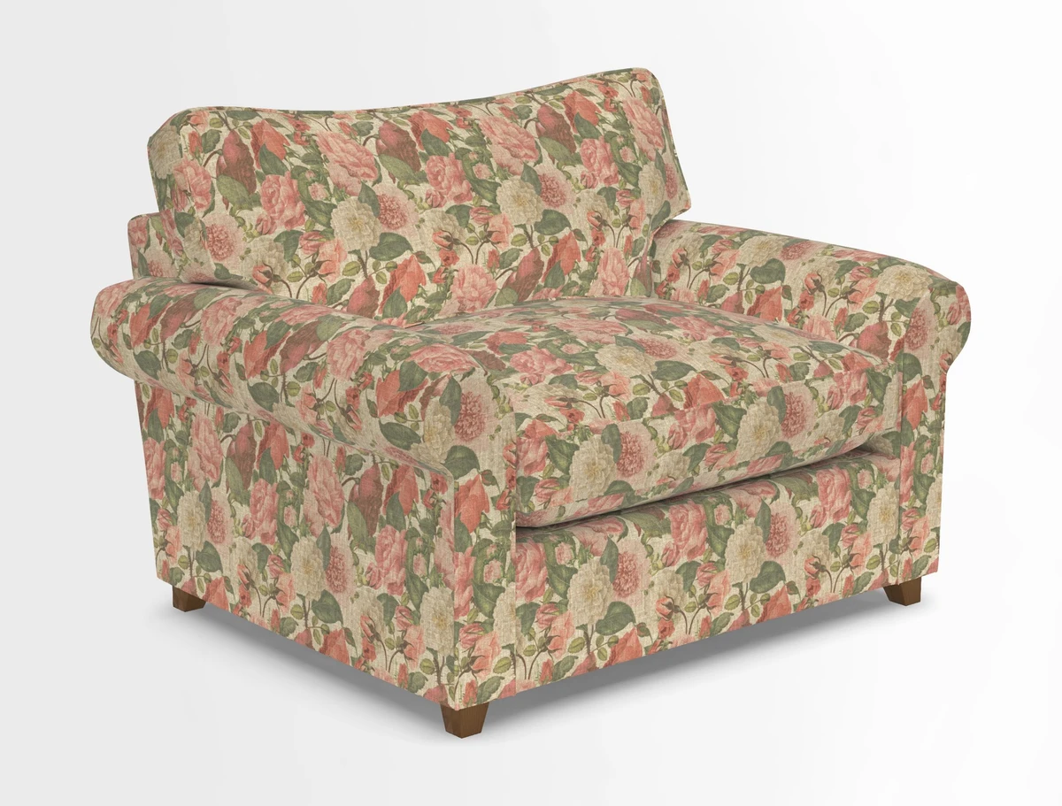 Waverley Snuggler Sofa Bed in wo Tone Plain Biscuit