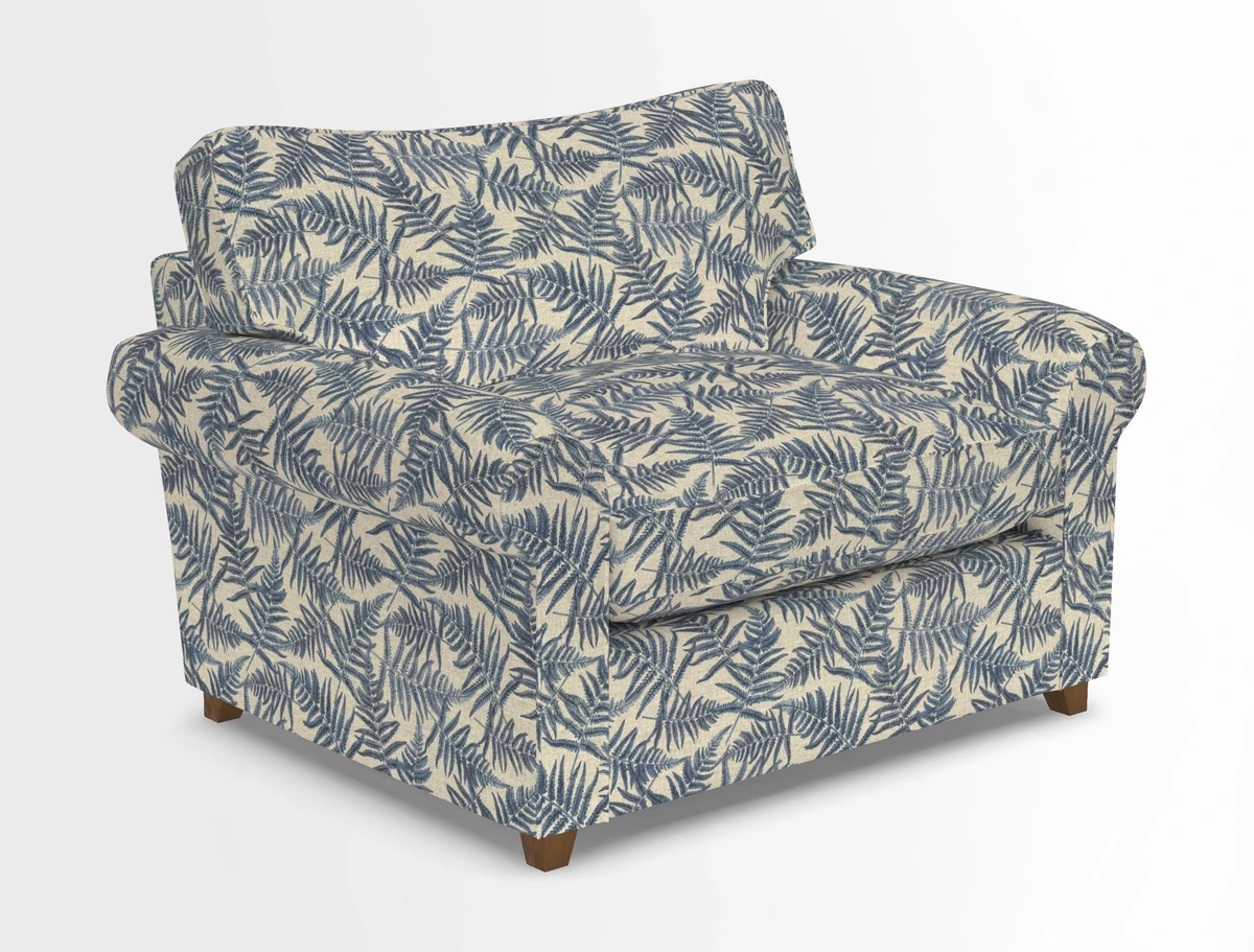 Waverley Snuggler Sofa Bed in wo Tone Plain Biscuit