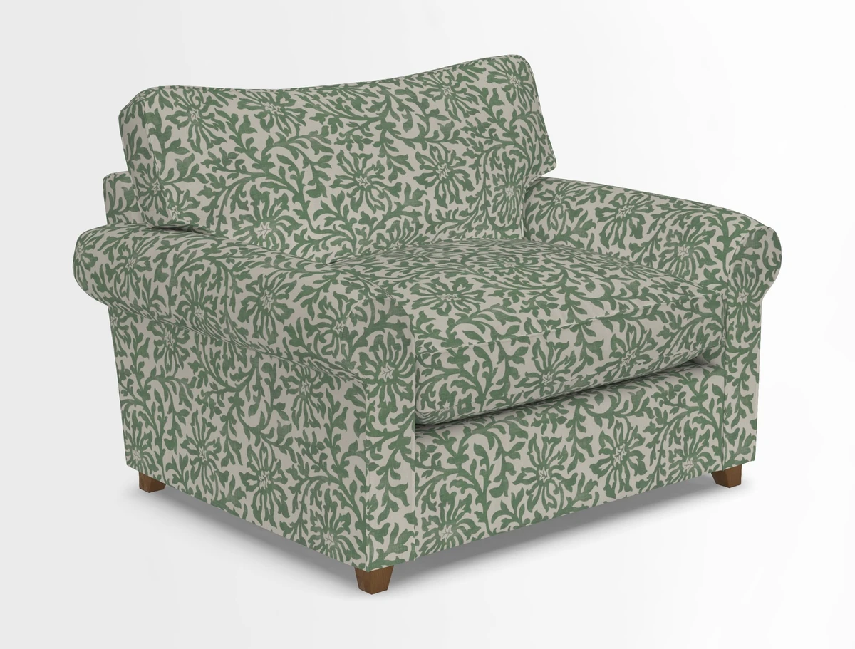 Waverley Snuggler Sofa Bed in wo Tone Plain Biscuit