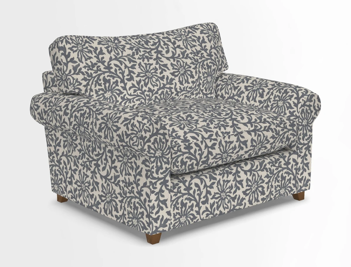 Waverley Snuggler Sofa Bed in wo Tone Plain Biscuit