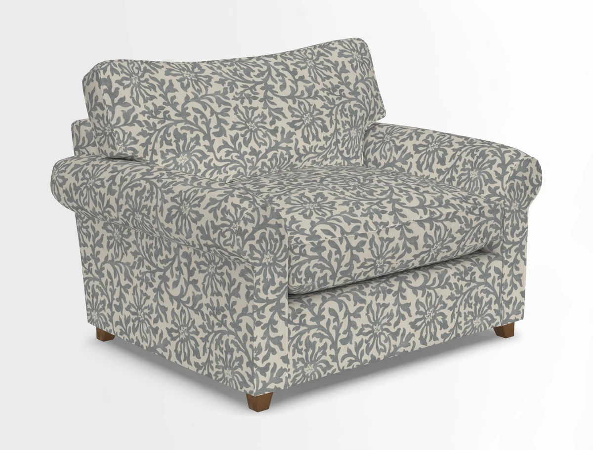 Waverley Snuggler Sofa Bed in wo Tone Plain Biscuit