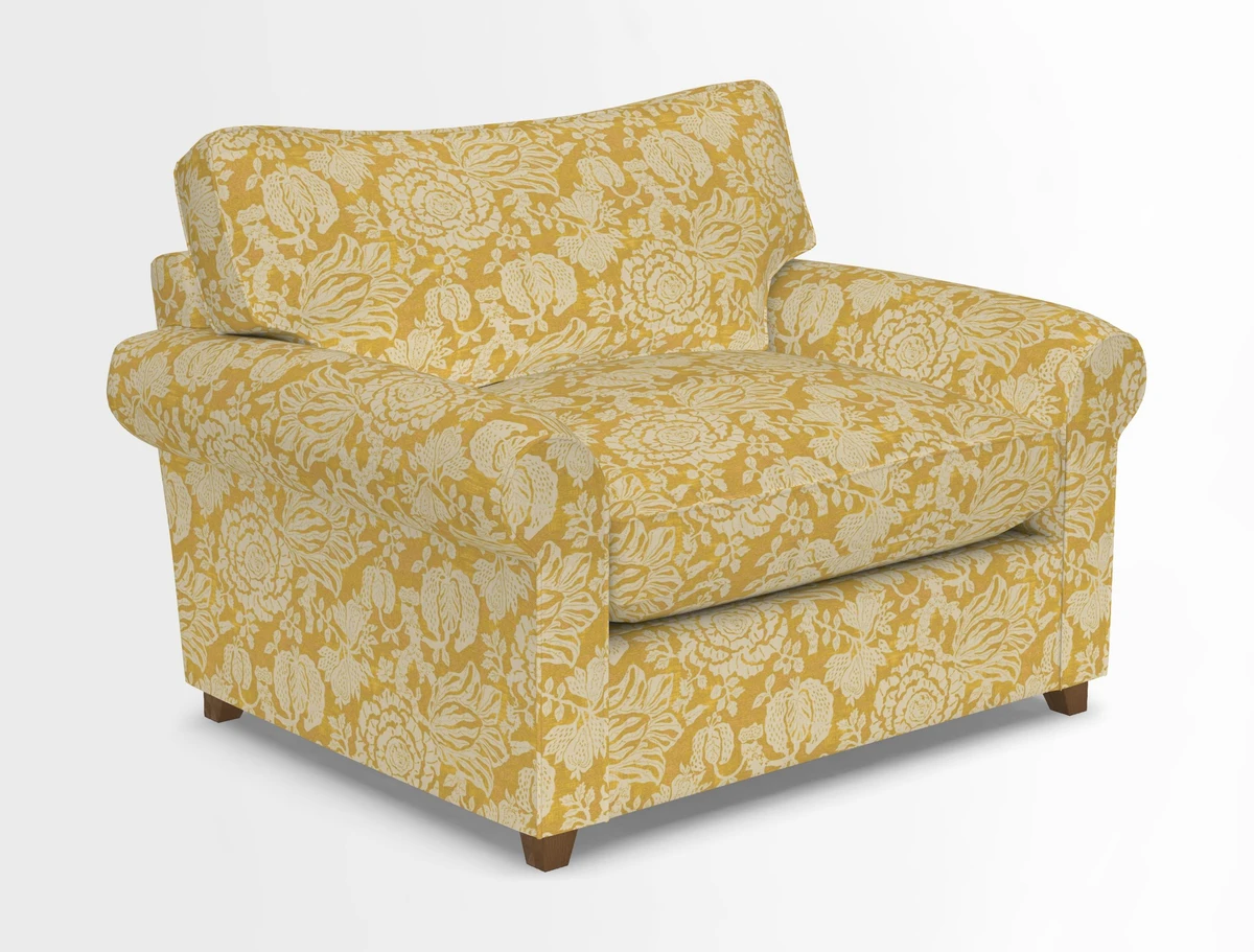Waverley Snuggler Sofa Bed in wo Tone Plain Biscuit