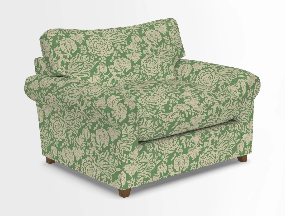Waverley Snuggler Sofa Bed in wo Tone Plain Biscuit
