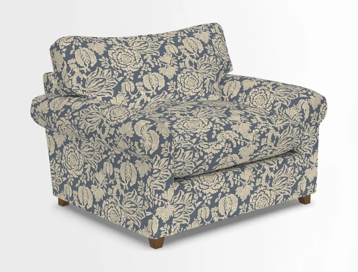 Waverley Snuggler Sofa Bed in wo Tone Plain Biscuit