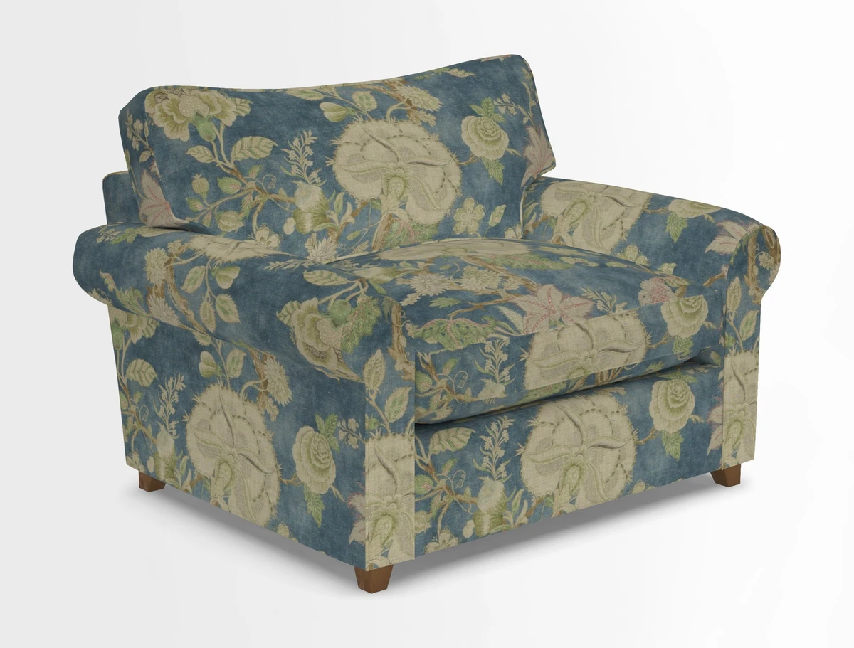 Waverley Snuggler Sofa Bed in wo Tone Plain Biscuit