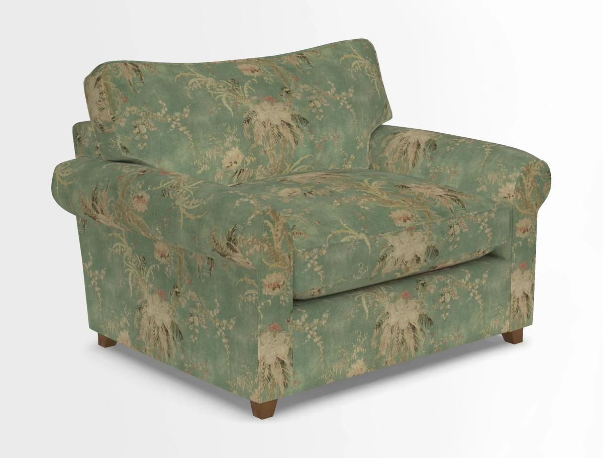 Waverley Snuggler Sofa Bed in wo Tone Plain Biscuit