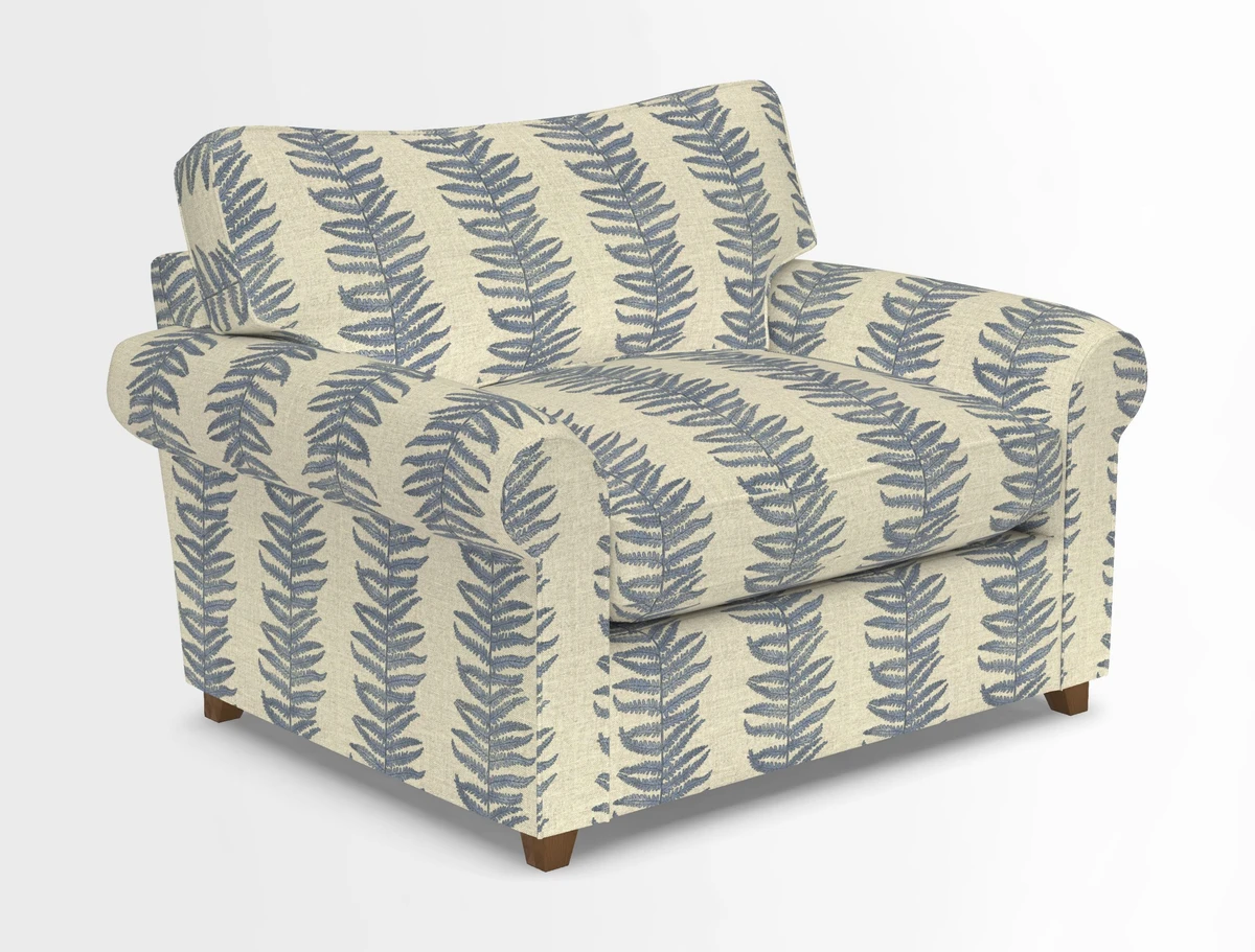 Waverley Snuggler Sofa Bed in wo Tone Plain Biscuit