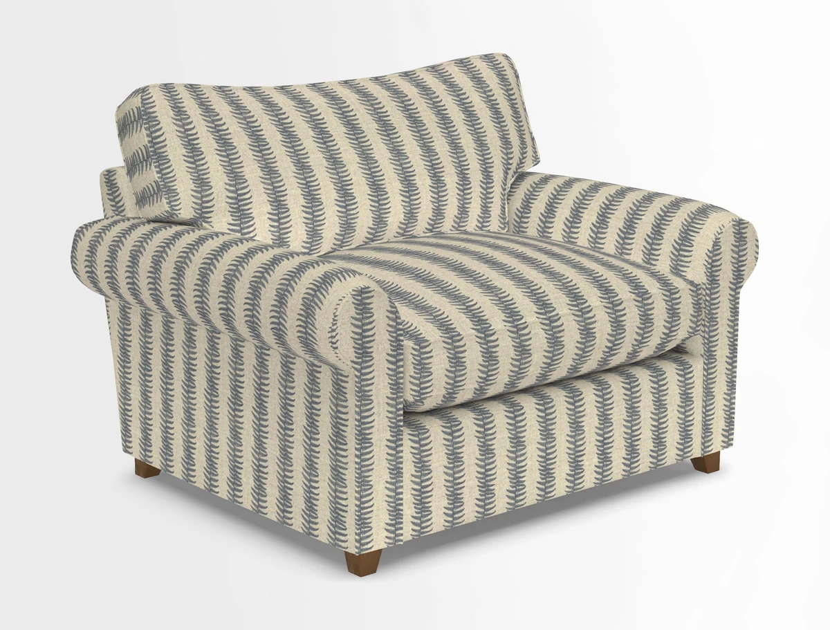 Waverley Snuggler Sofa Bed in wo Tone Plain Biscuit