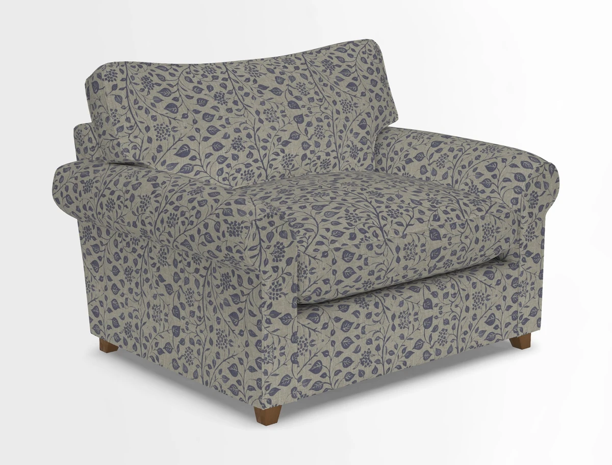 Waverley Snuggler Sofa Bed in wo Tone Plain Biscuit